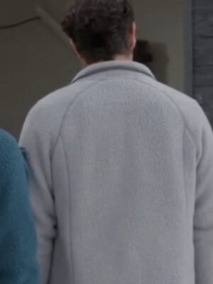 Alternative view of A Godwink Christmas A Miracle of Love Alberto Frezza Gray Shearling Jacket 