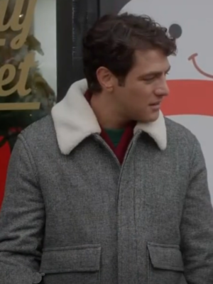 A Miracle of Love Gray Wool-Blend A Godwink Christmas Jacket