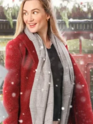 Joy A Godwink Christmas A Miracle of Love Katherine Barrell Red Trench Coat