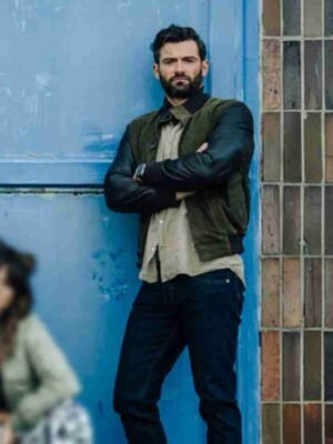 Army of Thieves Brad Cage Green & Black Bomber Jacket