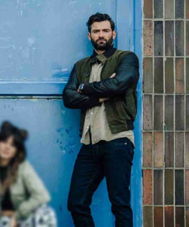 Army of Thieves Brad Cage Green & Black Bomber Jacket