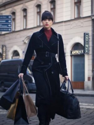 Alternative view of Army of Thieves Gwendoline Black Trench Coat