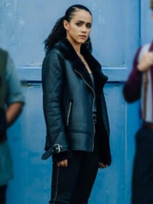 Army of Thieves Gwendoline Black Genuine Leather Jacket