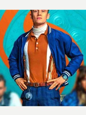 Army of Thieves Ludwig Dieter Blue Bomber Jacket