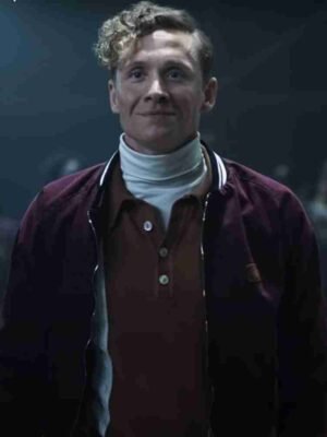 Army of Thieves Ludwig Dieter Burgundy Bomber Jacket 