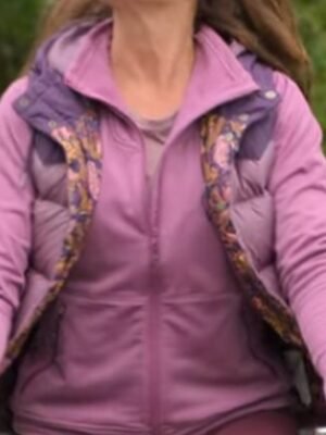 Alternative view of A Castle for Christmas 2021 Brooke Shields Purple Vest