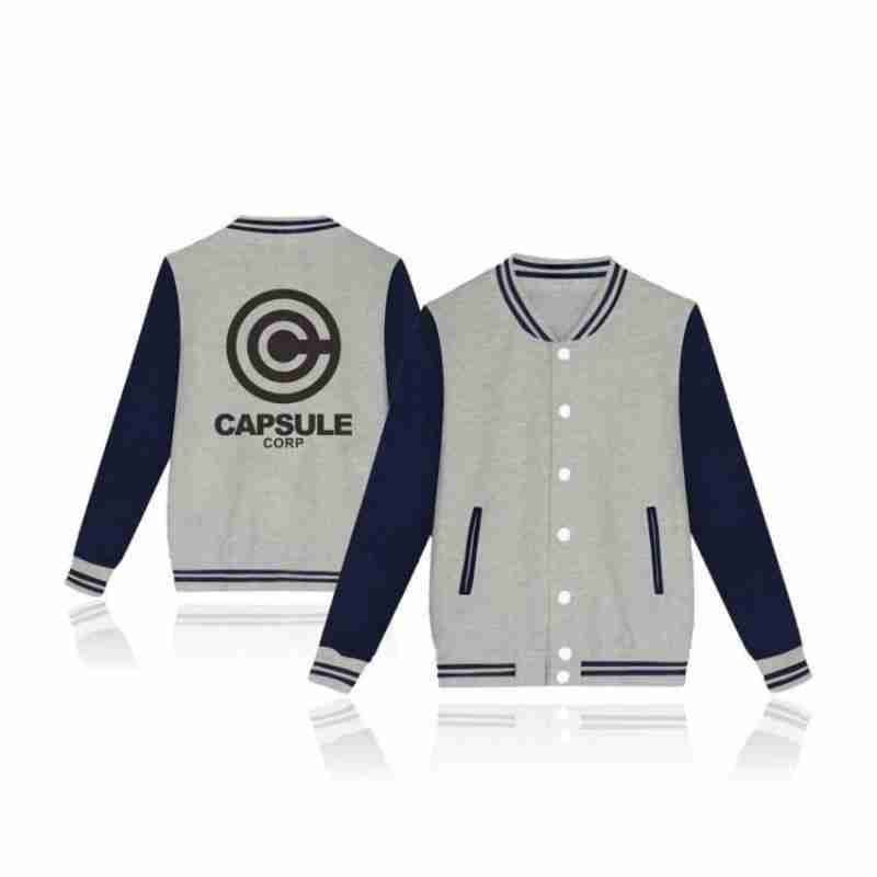 Capsule Corp Varsity Jacket Dragon Ball Z Letterman Jacket - Image 4
