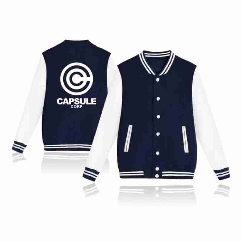 Capsule Corp Varsity Jacket Dragon Ball Z Letterman Jacket - Image 3