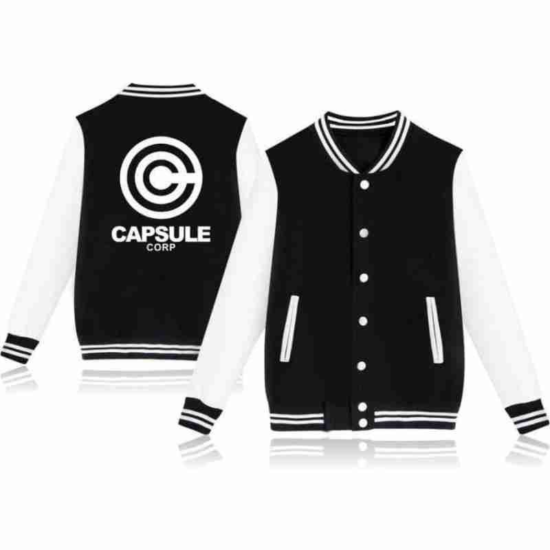 Capsule Corp Varsity Jacket Dragon Ball Z Letterman Jacket - Image 2