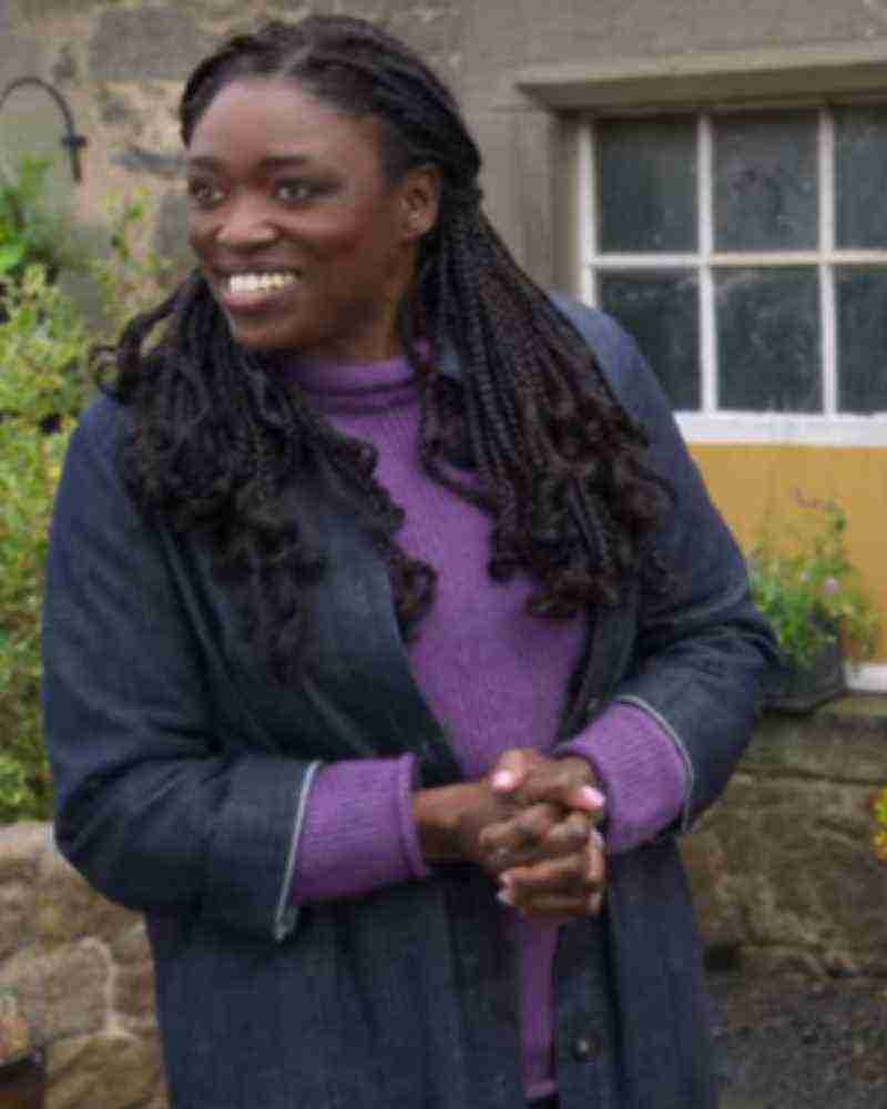 Castle for Christmas Andi Osho Long Coat - Image 2