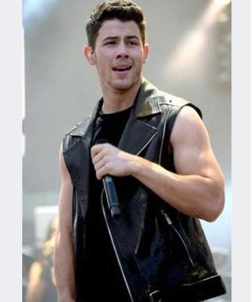Chaos Walking Nick Jonas Leather Vest
