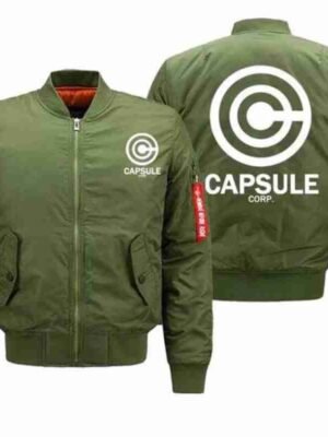 Alternative view of DBZ Trunks Bomber Jacket Dragon Ball Z Trunks Capsule Corp Cotton Bomber Jacket