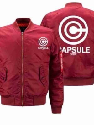 DBZ Trunks Bomber Jacket Dragon Ball Z Trunks Capsule Corp Cotton Bomber Jacket
