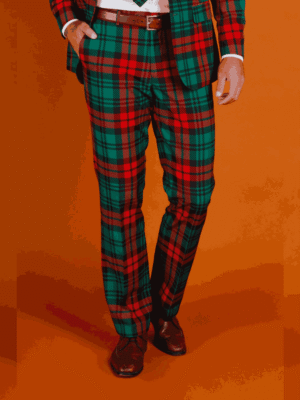 Lincoln Log Love Daddy Christmas Suit Pants