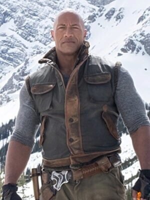 Dwayne Johnson Jumanji Leather Vest