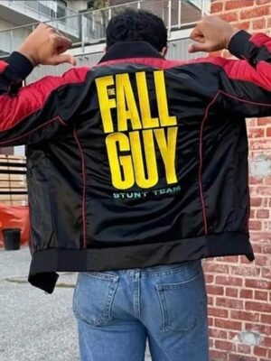 The Fall Guy Stunt Team Satin Jacket