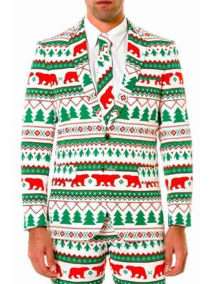 Alternative view of Polar Bear Bandit Christmas Suit
