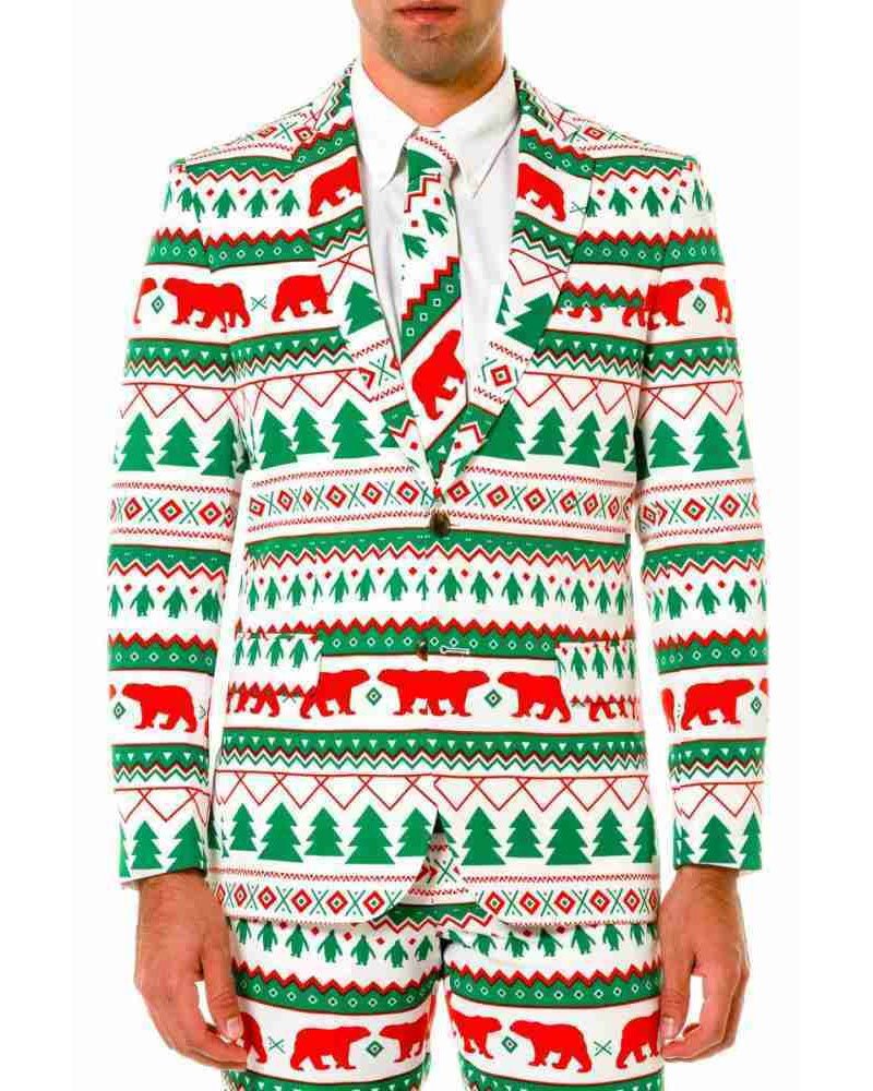 Polar Bear Bandit Christmas Suit - Image 2