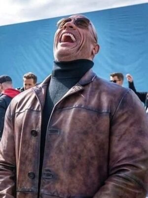 Alternative view of Dwayne Johnson Red Notice Leather Coat