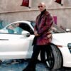 Dwayne Johnson Red Notice Leather Coat