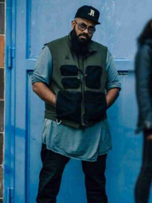 Rolph Army of Thieves Green & Black Cotton Vest