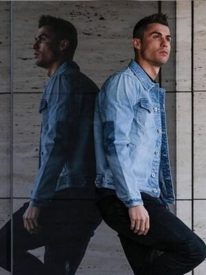 Cristiano Ronaldo Blue Denim Jacket