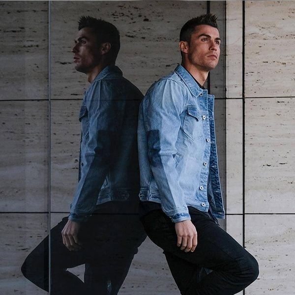 Cristiano Ronaldo Blue Denim Jacket