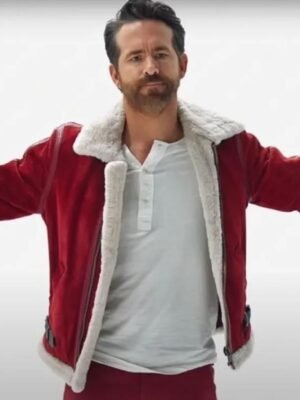 Spirited Shearling Ryan Reynolds Jacket