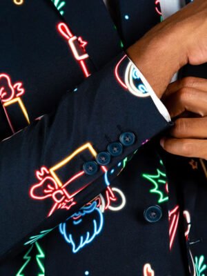 Alternative view of Naughty Printed Christmas Blazer