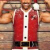 Red One Dwayne Johnson Christmas Vest