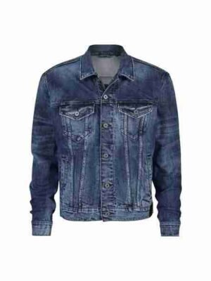 Cristiano Ronaldo Blue Trucker Jacket