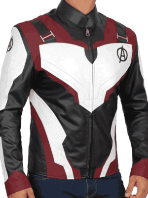 Alternative view of Avengers Endgame Quantum Realm Leather Jacket