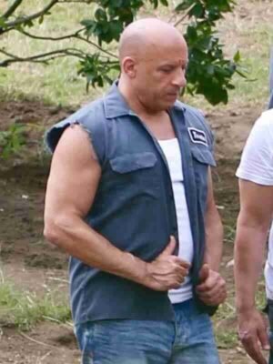 Dominic Toretto Fast & Furious 9 Blue Cotton Vest