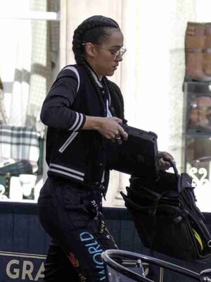 Fast & Furious 9 Ramsey Black and White Wool Jacket