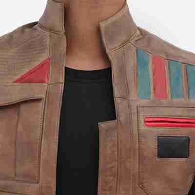 Legendary Finn Star Wars Rise of the Skywalker Leather Vest Style - Image 2