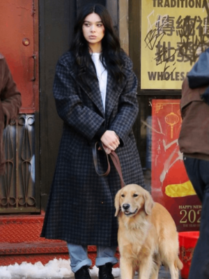 Alternative view of Kate Bishop Hawkeye Checkered Trench Coat