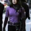 Kate Bishop Hawkeye Purple Leather Jacket