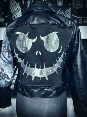 Alternative view of Fearless Nightmare Before Christmas Faux Leather Jacket Style