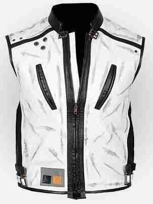Fearless Solo A Star Wars Story White Leather Vest Style