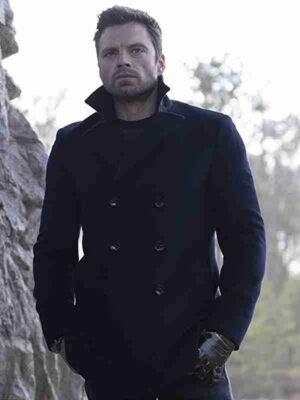 Bucky Barnes Falcon and the Winter Soldier Peacoat