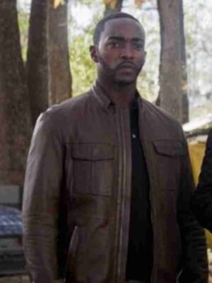 Sam Wilson Falcon and the Winter Soldier Brown Jacket